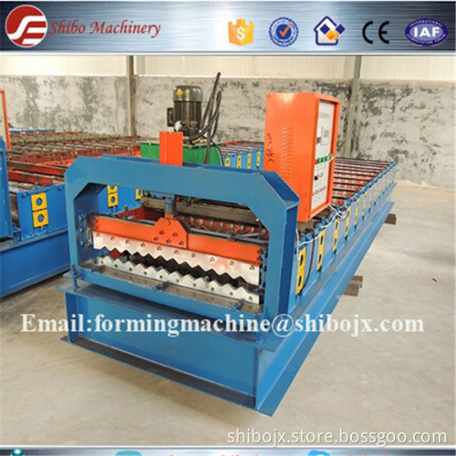 850 corrugated board color steel roll forming machine